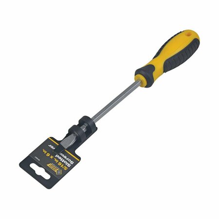 STEEL GRIP 0.31 S x 6 in. Slotted Screwdriver 2796423